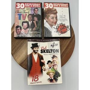 Vintage Classic TV DVD Lot Red Skelton Lucy Show Ozzie Harriet 78 Episodes